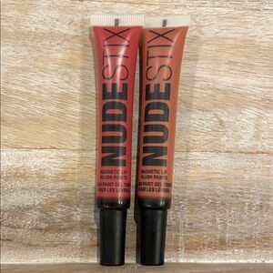 NUDESTIX Magnetic Lip Plush Paints Duo (Sweet Sangria & Hot Paprika)